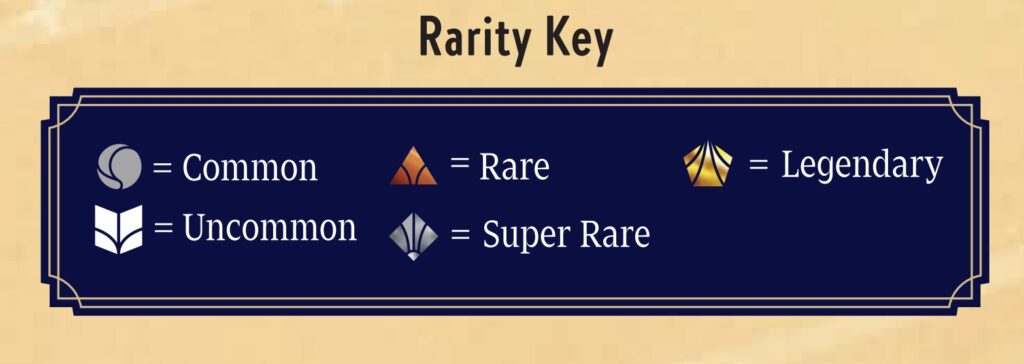 Lorcana Rarity Guide