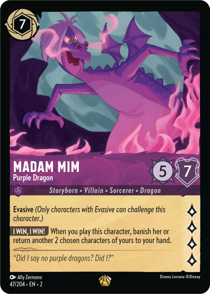 Madam Mim - Purple Dragon