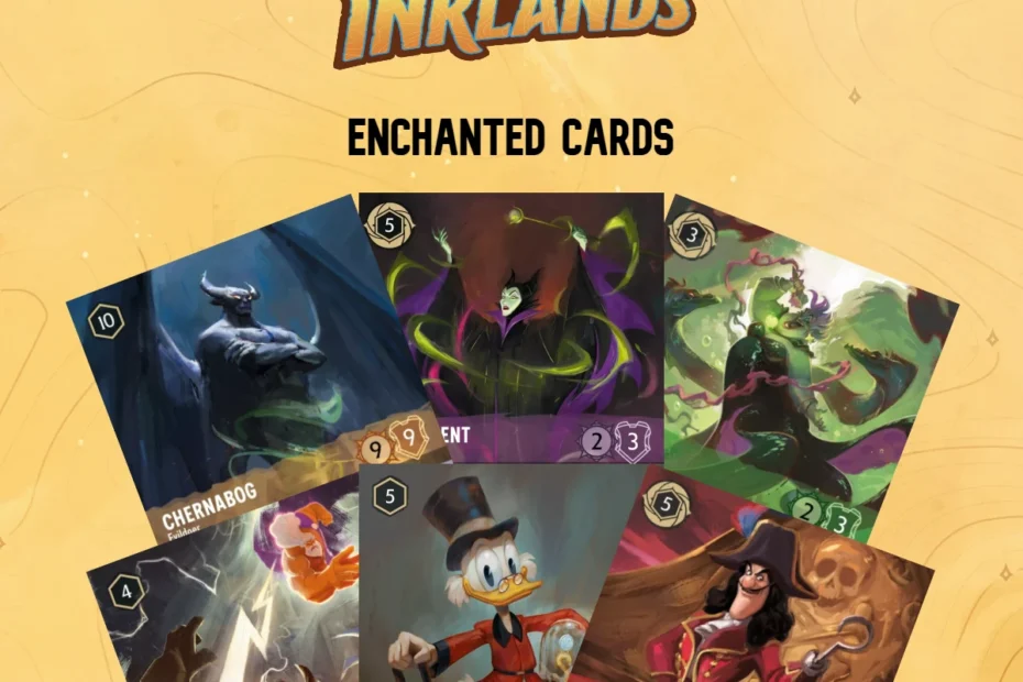 Disney Lorcana Into the Inklands Enchanted Cards