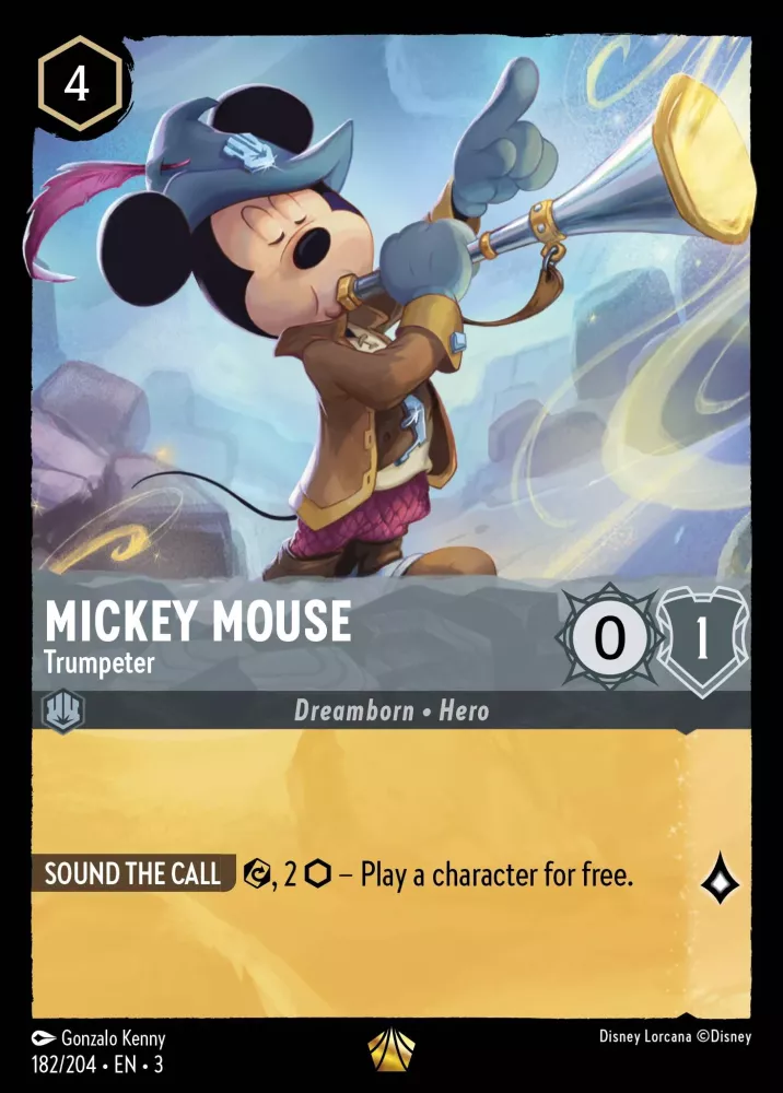 Mickey Mouse - Trumpeter