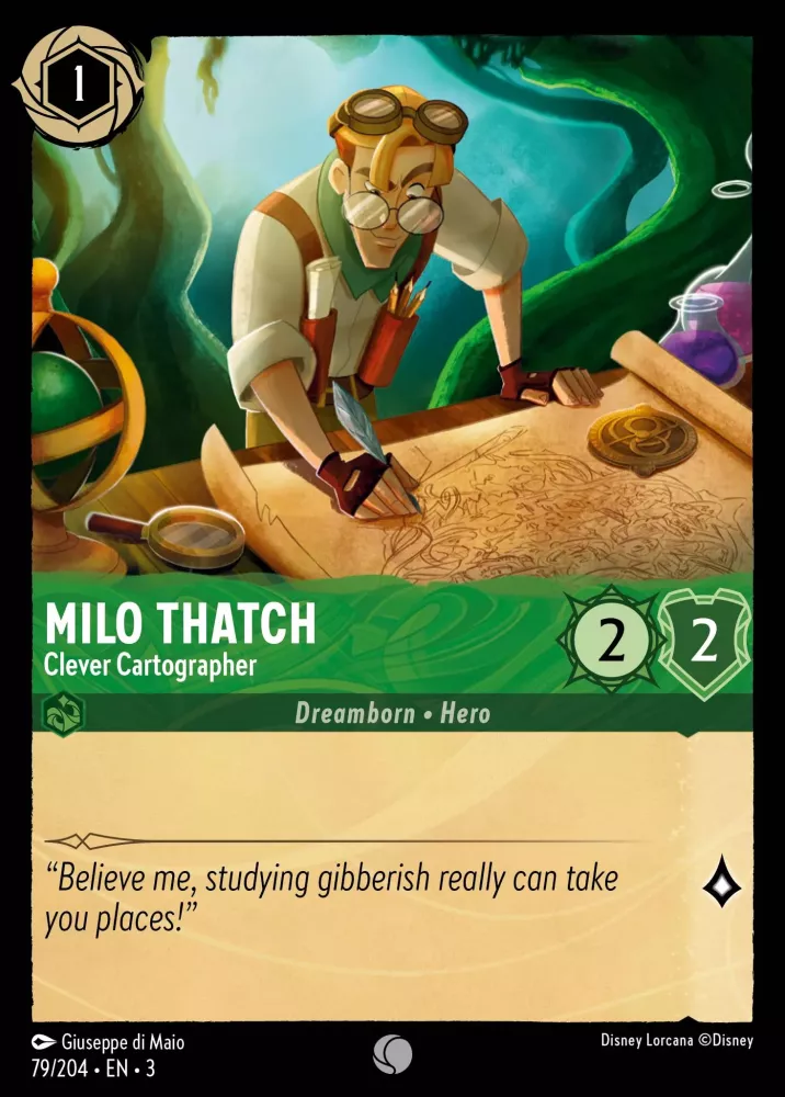 Milo Thatch - Clever Cartographer