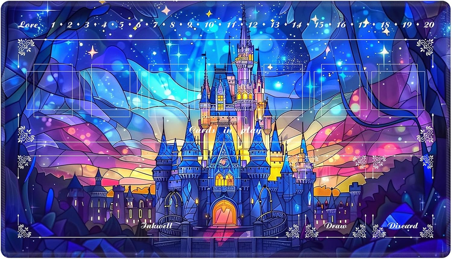 Stitched Lorcana TCG Playmat