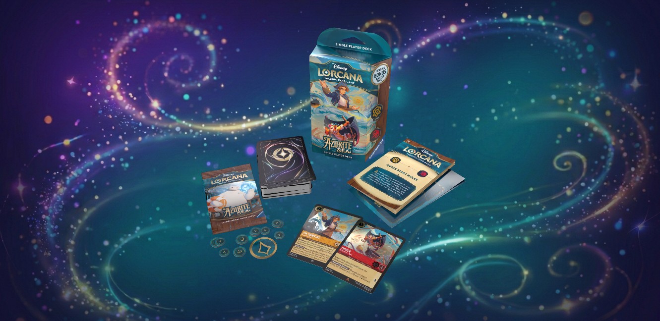 Azurite Sea Starter Deck Amber & Ruby (Jim Hawkins & Tigger) Contents