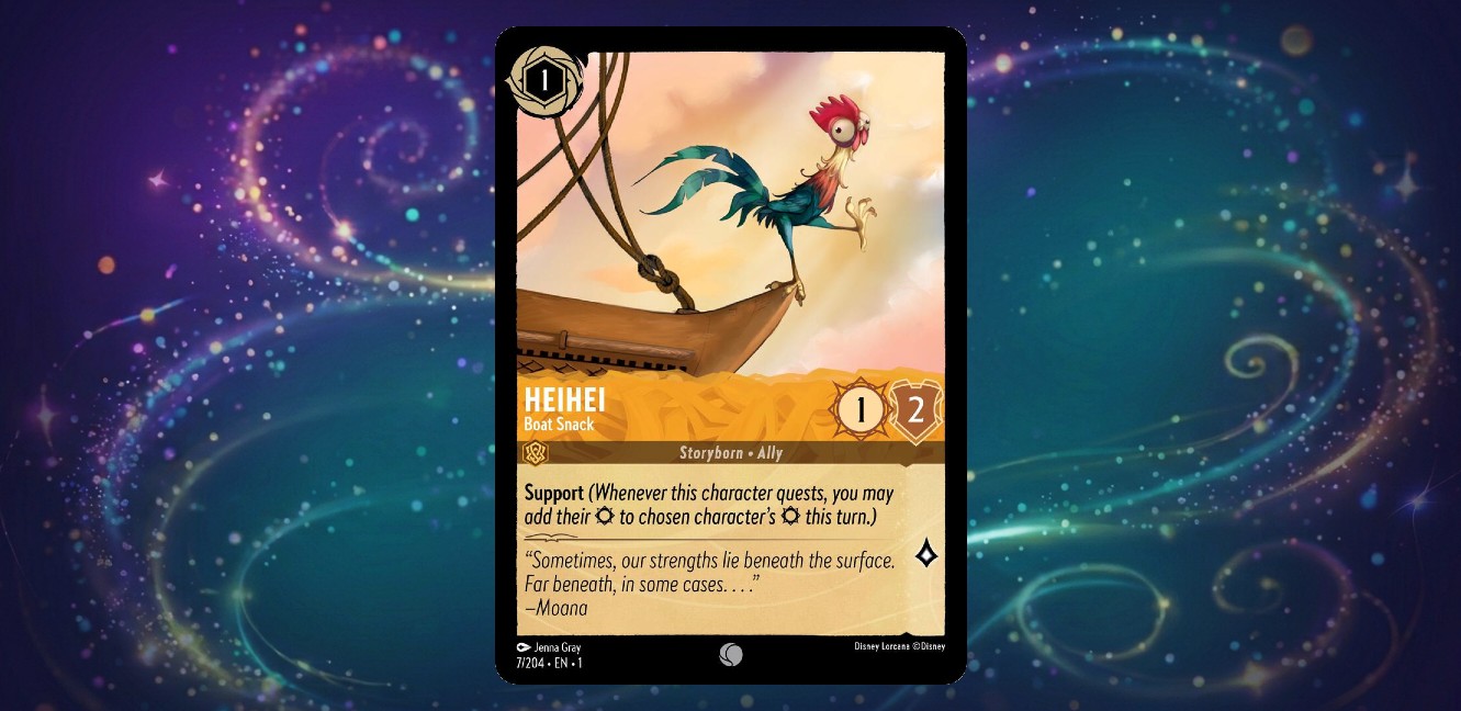 Disney Lorcana Support Card