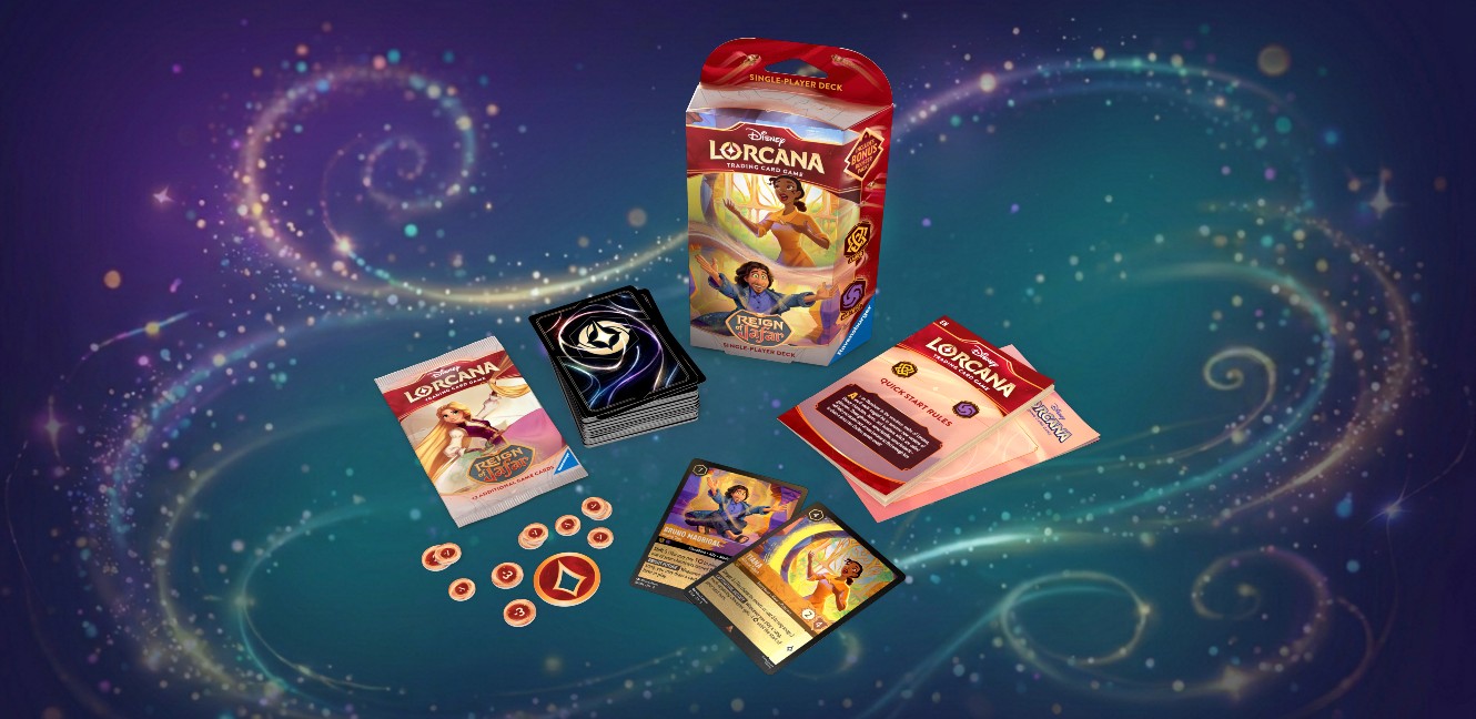 Reign of Jafar Starter Deck Amber & Amethyst (Tiana & Bruno) Contents