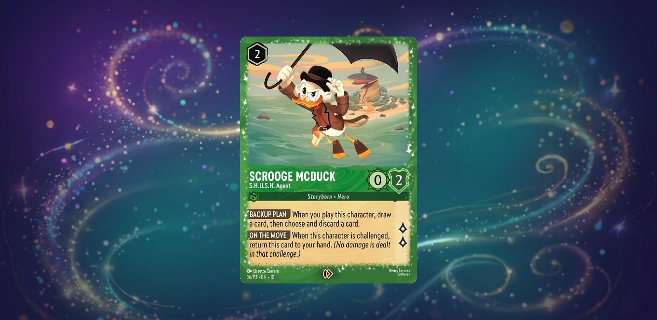 Scrooge McDuck - S.H.U.S.H. Agent Promo Card