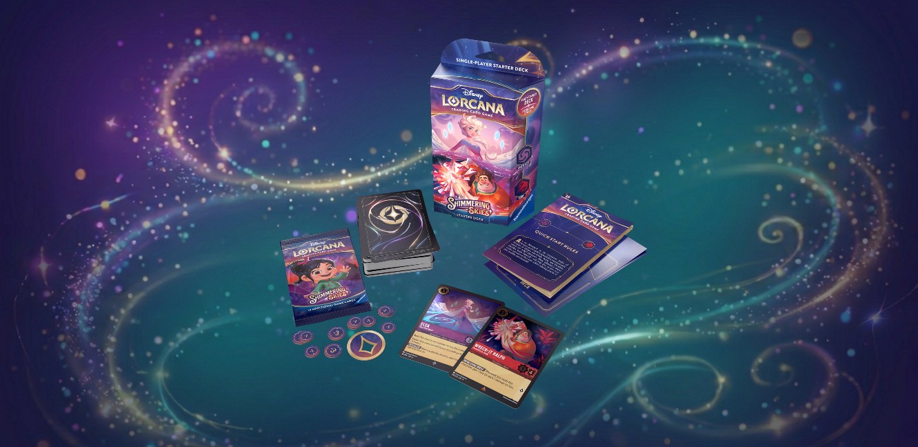 Shimmering Skies Starter Deck Amethyst & Ruby (Elsa & Wreck-It Ralph) Contents